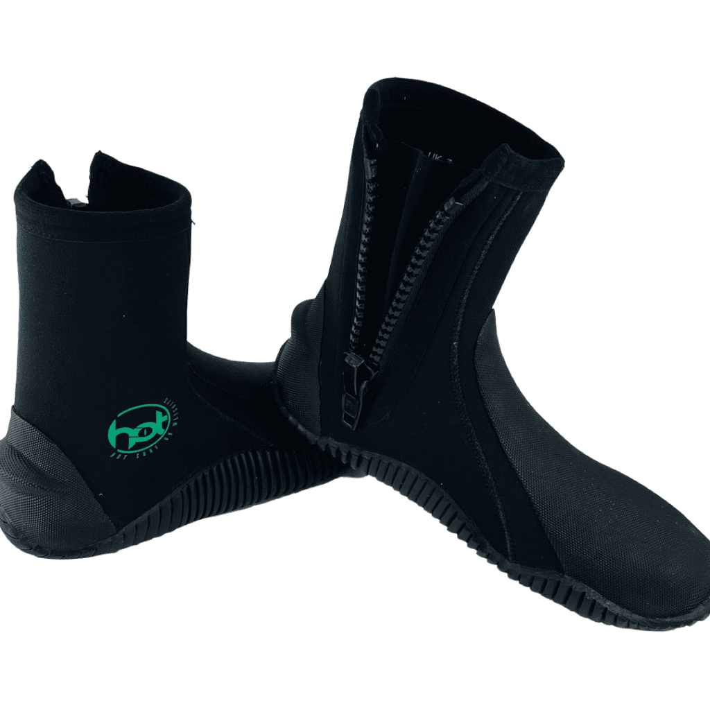 Hot Surf 69 Zipped 5mm Wetsuit Boot Heavy duty Sole - Hot Surf 69